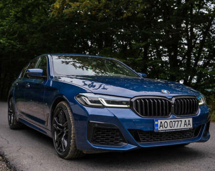 Синій БМВ 5 Серія, об'ємом двигуна 3 л та пробігом 173 тис. км за 55000 $, фото 2 на Automoto.ua