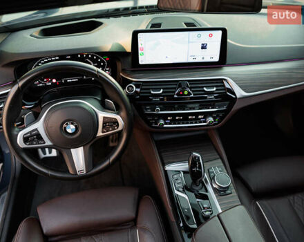 Синий БМВ 5 Серия, объемом двигателя 3 л и пробегом 87 тыс. км за 53000 $, фото 14 на Automoto.ua