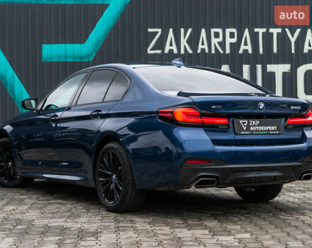Синій БМВ 5 Серія, об'ємом двигуна 3 л та пробігом 182 тис. км за 45500 $, фото 5 на Automoto.ua
