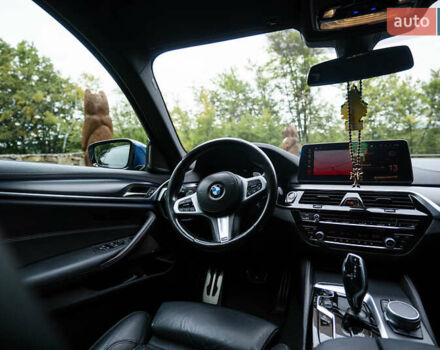 Синій БМВ 5 Серія, об'ємом двигуна 3 л та пробігом 173 тис. км за 55000 $, фото 18 на Automoto.ua