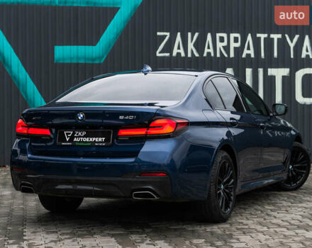 Синій БМВ 5 Серія, об'ємом двигуна 3 л та пробігом 182 тис. км за 45500 $, фото 11 на Automoto.ua