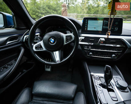 Синій БМВ 5 Серія, об'ємом двигуна 3 л та пробігом 173 тис. км за 55000 $, фото 19 на Automoto.ua