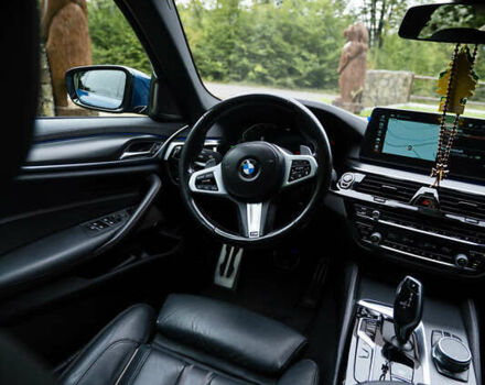 Синій БМВ 5 Серія, об'ємом двигуна 3 л та пробігом 173 тис. км за 55000 $, фото 15 на Automoto.ua