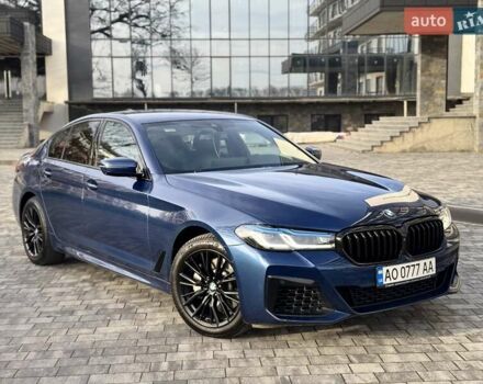 Синий БМВ 5 Серия, объемом двигателя 3 л и пробегом 181 тыс. км за 42500 $, фото 2 на Automoto.ua