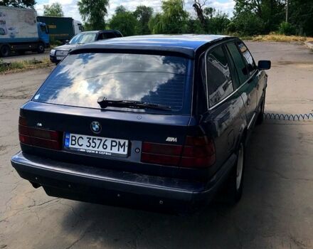 Синий БМВ 5 Серия, объемом двигателя 2 л и пробегом 603 тыс. км за 3500 $, фото 5 на Automoto.ua
