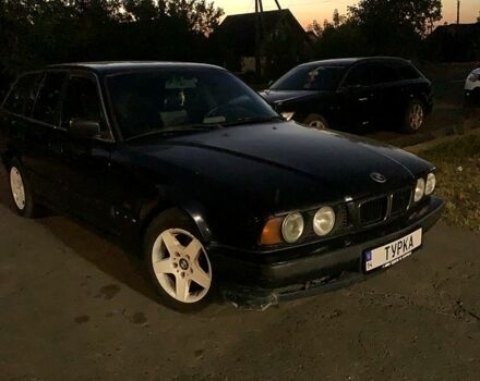 Синий БМВ 5 Серия, объемом двигателя 2 л и пробегом 603 тыс. км за 3500 $, фото 2 на Automoto.ua