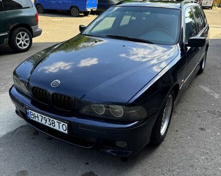 Синий БМВ 5 Серия, объемом двигателя 2.5 л и пробегом 188 тыс. км за 3700 $, фото 1 на Automoto.ua