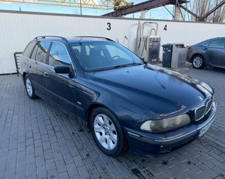 Синій БМВ 5 Серія, об'ємом двигуна 3 л та пробігом 396 тис. км за 4400 $, фото 2 на Automoto.ua