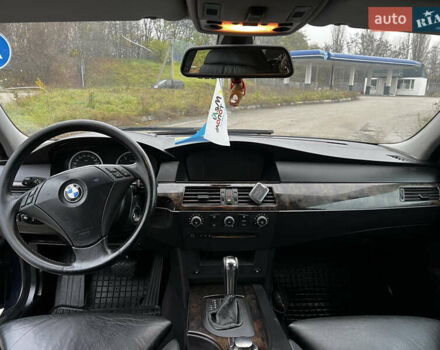 Синий БМВ 5 Серия, объемом двигателя 3 л и пробегом 345 тыс. км за 8500 $, фото 6 на Automoto.ua