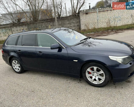 Синий БМВ 5 Серия, объемом двигателя 3 л и пробегом 345 тыс. км за 8500 $, фото 5 на Automoto.ua
