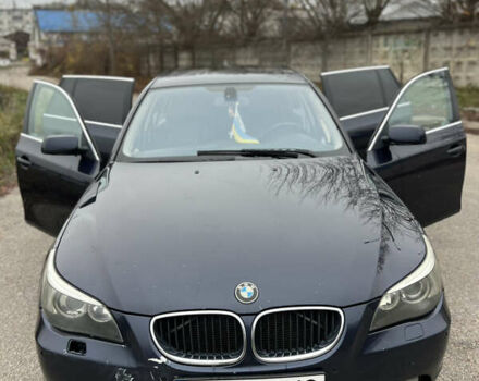 Синий БМВ 5 Серия, объемом двигателя 3 л и пробегом 345 тыс. км за 8500 $, фото 1 на Automoto.ua