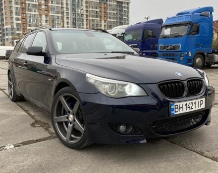 Синий БМВ 5 Серия, объемом двигателя 3 л и пробегом 245 тыс. км за 10000 $, фото 1 на Automoto.ua