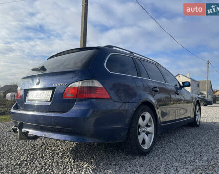 Синий БМВ 5 Серия, объемом двигателя 2 л и пробегом 495 тыс. км за 6999 $, фото 4 на Automoto.ua