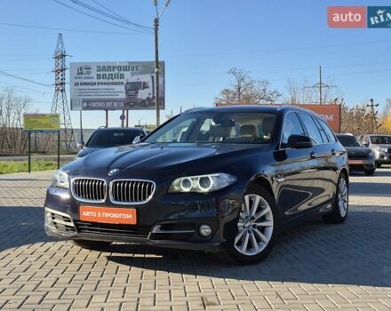 Синій БМВ 5 Серія, об'ємом двигуна 2 л та пробігом 230 тис. км за 17500 $, фото 1 на Automoto.ua