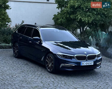 Синій БМВ 5 Серія, об'ємом двигуна 2 л та пробігом 245 тис. км за 22900 $, фото 2 на Automoto.ua
