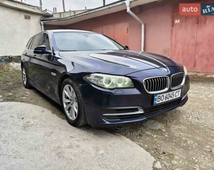 Синий БМВ 5 Серия, объемом двигателя 2 л и пробегом 375 тыс. км за 18900 $, фото 2 на Automoto.ua