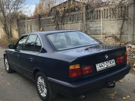 Синій БМВ 5 Серія, об'ємом двигуна 2 л та пробігом 350 тис. км за 3300 $, фото 1 на Automoto.ua
