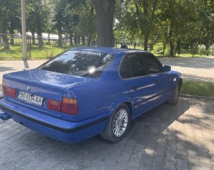 Синий БМВ 5 Серия, объемом двигателя 2 л и пробегом 180 тыс. км за 2400 $, фото 1 на Automoto.ua