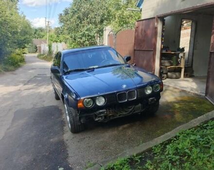 Синий БМВ 5 Серия, объемом двигателя 2.5 л и пробегом 680 тыс. км за 2900 $, фото 1 на Automoto.ua