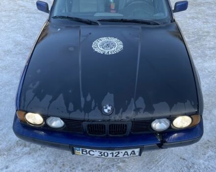 Синий БМВ 5 Серия, объемом двигателя 2.5 л и пробегом 309 тыс. км за 2500 $, фото 1 на Automoto.ua