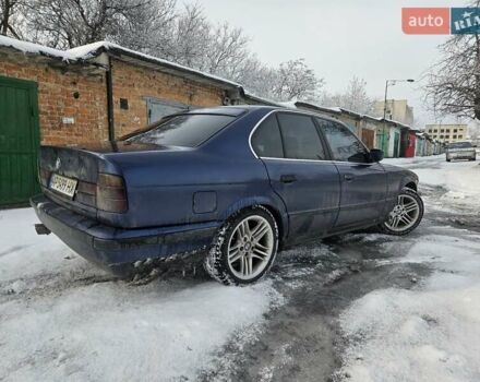 Синий БМВ 5 Серия, объемом двигателя 2.5 л и пробегом 492 тыс. км за 3299 $, фото 1 на Automoto.ua