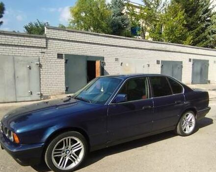 Синий БМВ 5 Серия, объемом двигателя 2.49 л и пробегом 489 тыс. км за 3500 $, фото 1 на Automoto.ua