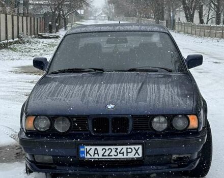 Синий БМВ 5 Серия, объемом двигателя 2.5 л и пробегом 532 тыс. км за 3000 $, фото 1 на Automoto.ua