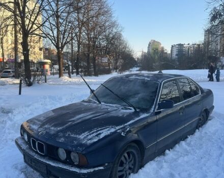 Синий БМВ 5 Серия, объемом двигателя 2 л и пробегом 390 тыс. км за 1499 $, фото 1 на Automoto.ua