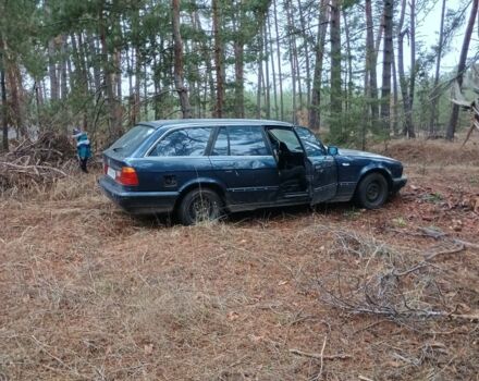Синий БМВ 5 Серия, объемом двигателя 2.5 л и пробегом 100 тыс. км за 1000 $, фото 1 на Automoto.ua