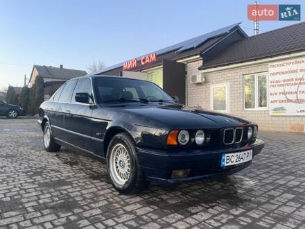 Синий БМВ 5 Серия, объемом двигателя 2.5 л и пробегом 336 тыс. км за 2700 $, фото 1 на Automoto.ua