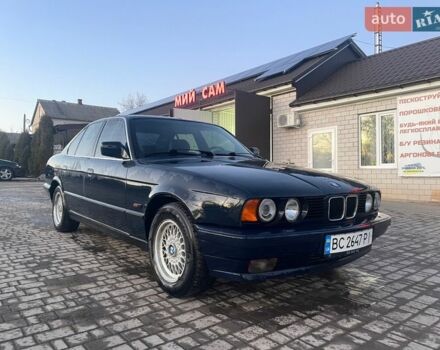 Синий БМВ 5 Серия, объемом двигателя 2.5 л и пробегом 336 тыс. км за 2700 $, фото 1 на Automoto.ua