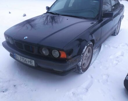 Синий БМВ 5 Серия, объемом двигателя 1.8 л и пробегом 1000 тыс. км за 3000 $, фото 1 на Automoto.ua