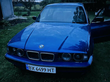 Синій БМВ 5 Серія, об'ємом двигуна 3 л та пробігом 307 тис. км за 3000 $, фото 1 на Automoto.ua