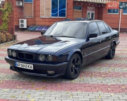 Синий БМВ 5 Серия, объемом двигателя 2 л и пробегом 420 тыс. км за 3500 $, фото 1 на Automoto.ua