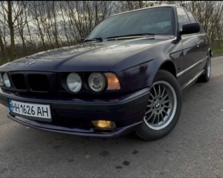 Синий БМВ 5 Серия, объемом двигателя 2.5 л и пробегом 111 тыс. км за 3200 $, фото 1 на Automoto.ua