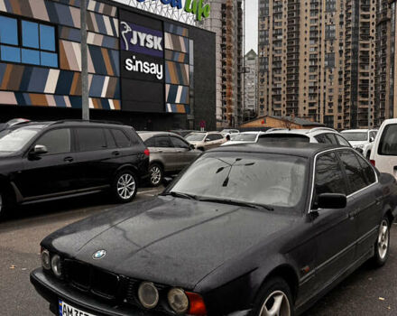 Синий БМВ 5 Серия, объемом двигателя 2.5 л и пробегом 433 тыс. км за 2200 $, фото 1 на Automoto.ua