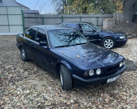 Синий БМВ 5 Серия, объемом двигателя 2 л и пробегом 320 тыс. км за 2500 $, фото 1 на Automoto.ua