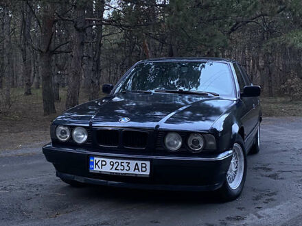 Синій БМВ 5 Серія, об'ємом двигуна 2 л та пробігом 362 тис. км за 4100 $, фото 1 на Automoto.ua