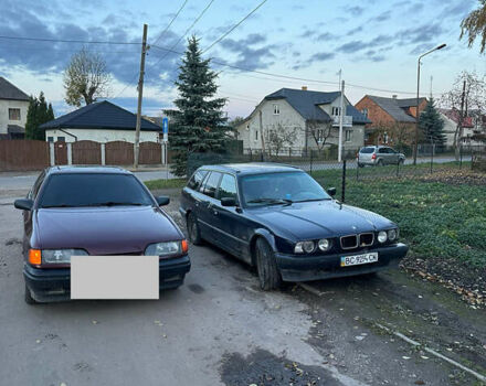 Синий БМВ 5 Серия, объемом двигателя 2.5 л и пробегом 400 тыс. км за 1300 $, фото 1 на Automoto.ua