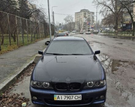 Синий БМВ 5 Серия, объемом двигателя 4.4 л и пробегом 380 тыс. км за 4444 $, фото 1 на Automoto.ua