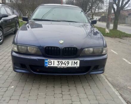 Синій БМВ 5 Серія, об'ємом двигуна 2.5 л та пробігом 415 тис. км за 3299 $, фото 1 на Automoto.ua