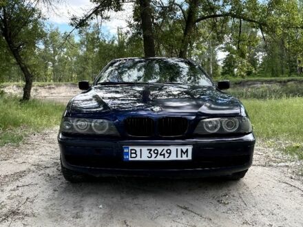 Синий БМВ 5 Серия, объемом двигателя 2.5 л и пробегом 400 тыс. км за 3850 $, фото 1 на Automoto.ua