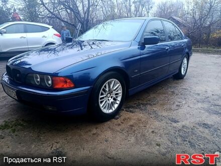 Синий БМВ 5 Серия, объемом двигателя 2.5 л и пробегом 370 тыс. км за 4999 $, фото 1 на Automoto.ua