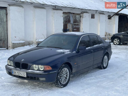 Синий БМВ 5 Серия, объемом двигателя 2.5 л и пробегом 388 тыс. км за 2800 $, фото 1 на Automoto.ua