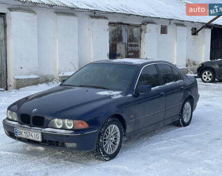 Синий БМВ 5 Серия, объемом двигателя 2.5 л и пробегом 388 тыс. км за 2800 $, фото 1 на Automoto.ua