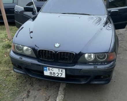 Синий БМВ 5 Серия, объемом двигателя 2.5 л и пробегом 500 тыс. км за 3500 $, фото 1 на Automoto.ua