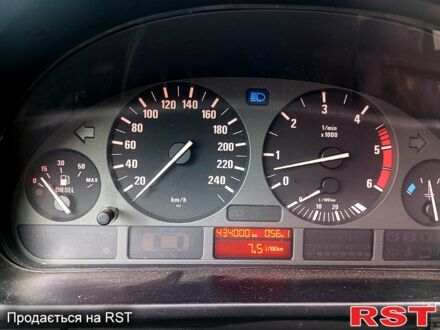 Синій БМВ 5 Серія, об'ємом двигуна 2.5 л та пробігом 450 тис. км за 3950 $, фото 1 на Automoto.ua