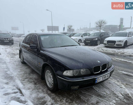 Синий БМВ 5 Серия, объемом двигателя 2 л и пробегом 390 тыс. км за 2150 $, фото 1 на Automoto.ua