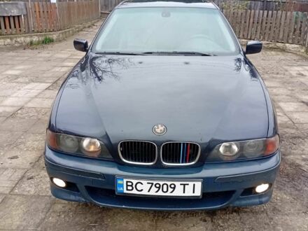 Синій БМВ 5 Серія, об'ємом двигуна 2.5 л та пробігом 45 тис. км за 4500 $, фото 1 на Automoto.ua