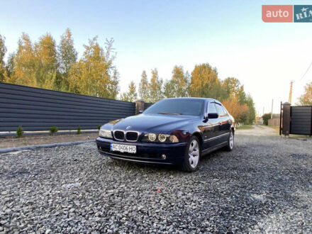Синий БМВ 5 Серия, объемом двигателя 2 л и пробегом 261 тыс. км за 3650 $, фото 1 на Automoto.ua